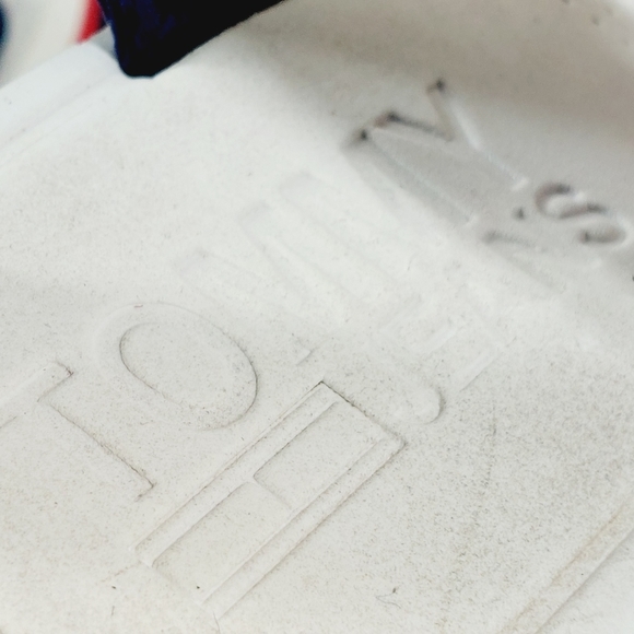 Tommy Hilfiger Red, White, and Blue Platform Sandals - Picture 9 of 12